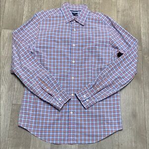 Mens NWOT GAP Slim‎ Fit Plaid Button Down Casual Long Sleeve Shirt